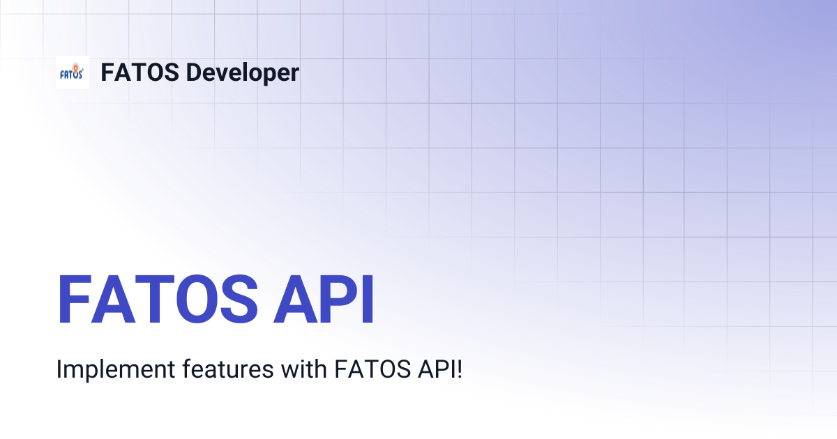 FATOS API | FATOS Developer